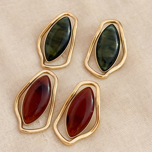 Pendientes Bruma Berlin (Dos Tonos)