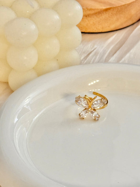 Anillo Mariposa de Luz Ajustable