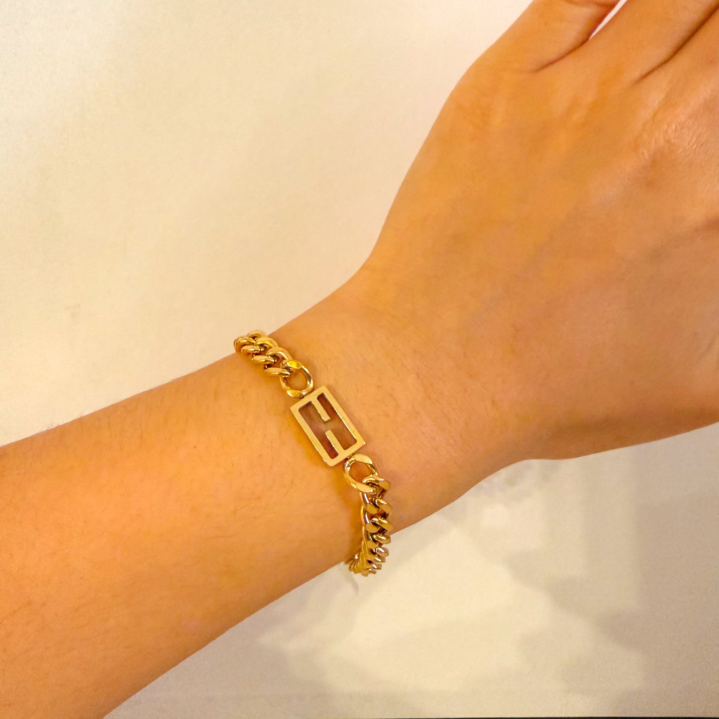 Pulsera Cadena Milán (Cierre Rectangular F&F)