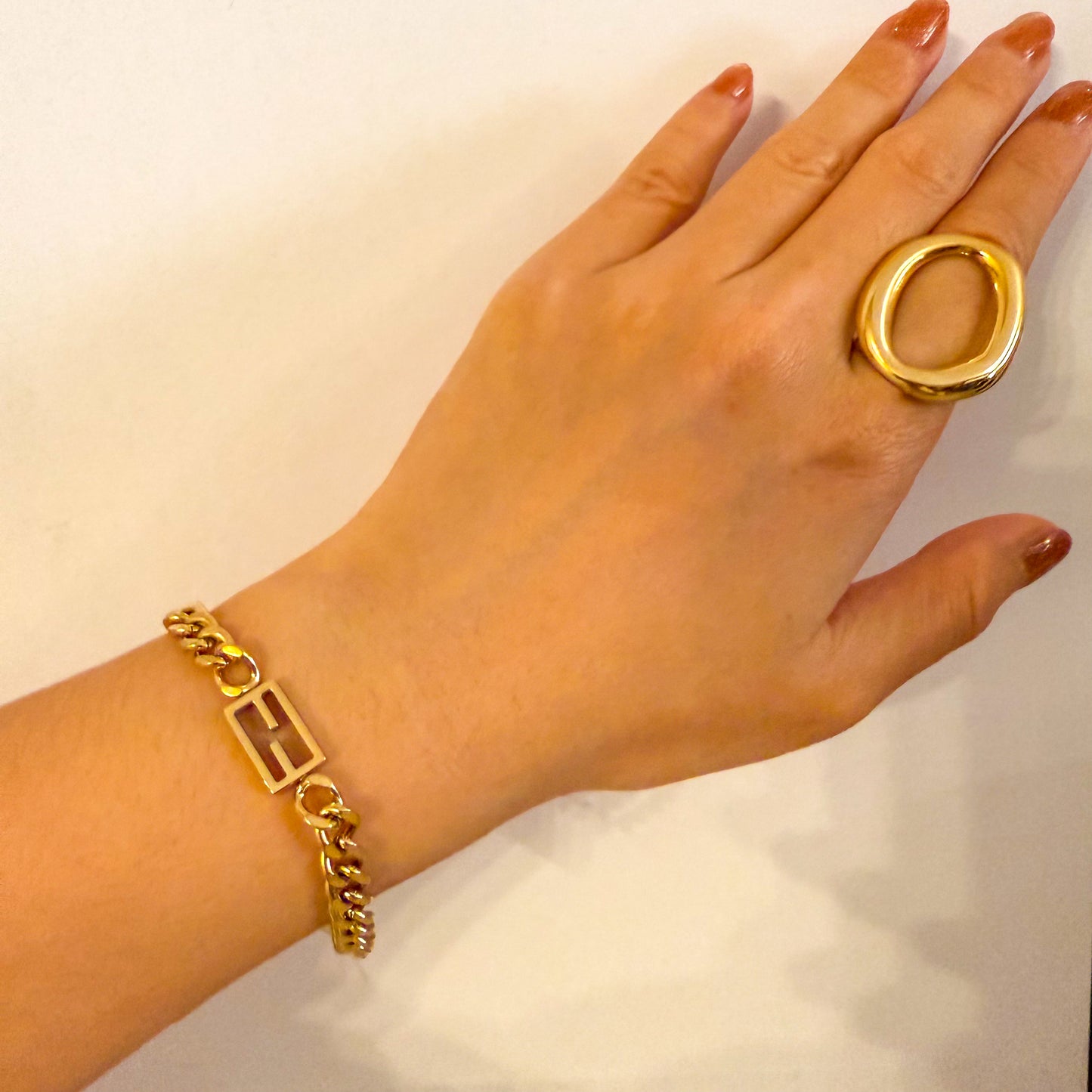 Pulsera Cadena Milán (Cierre Rectangular F&F)