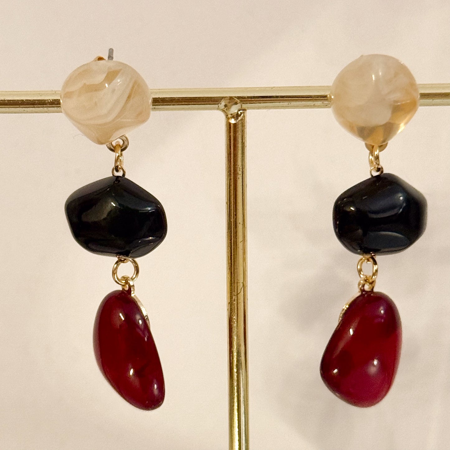 Rebajas -20% Pendientes Trío Natura (Colores Tierra)