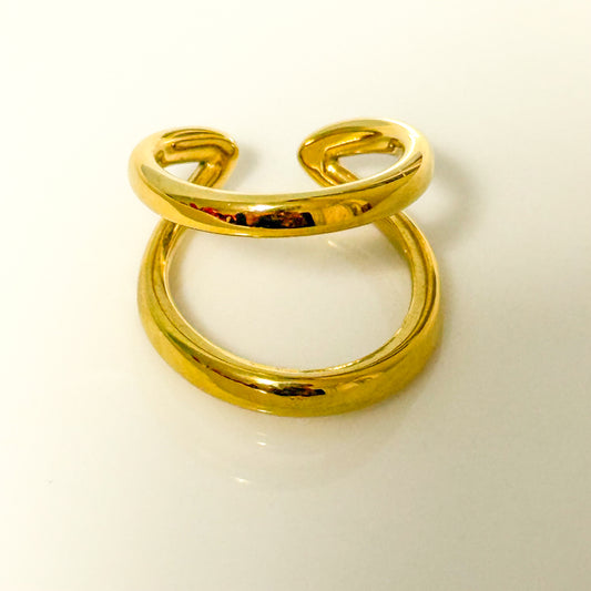 Rebajas -20% Anillo Doble Arco – Talla única（17-18）