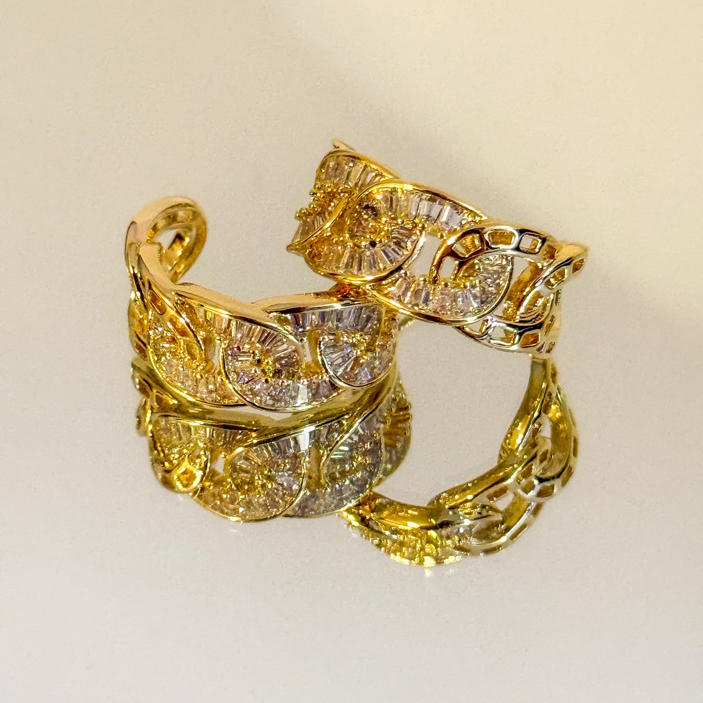 Pendientes Ana (cadena brillante/dorado/plateado)