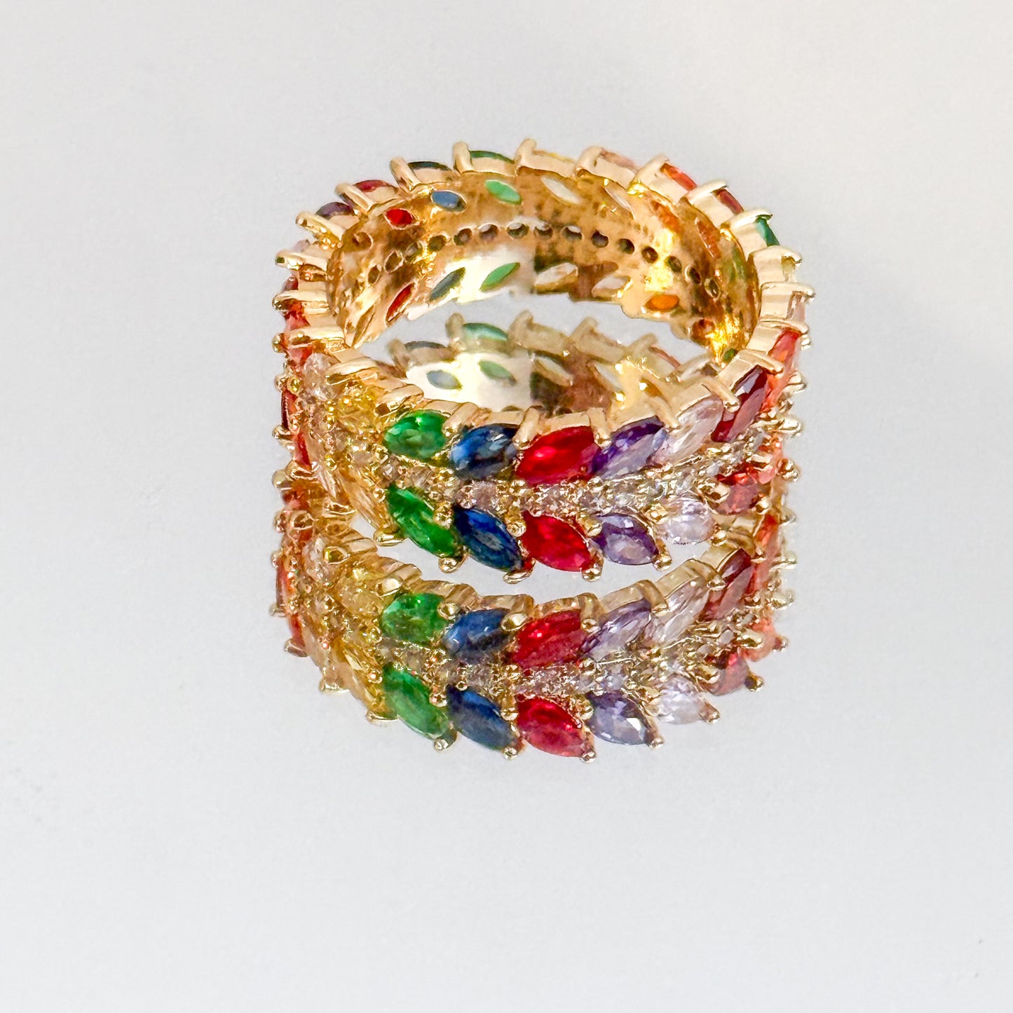 Anillo Bloom Jardin （multicolor hoja）