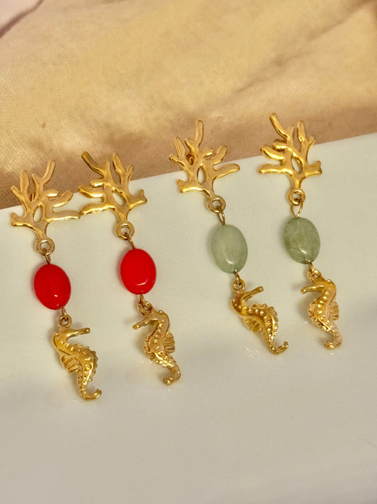 Pendientes de caballito de mar