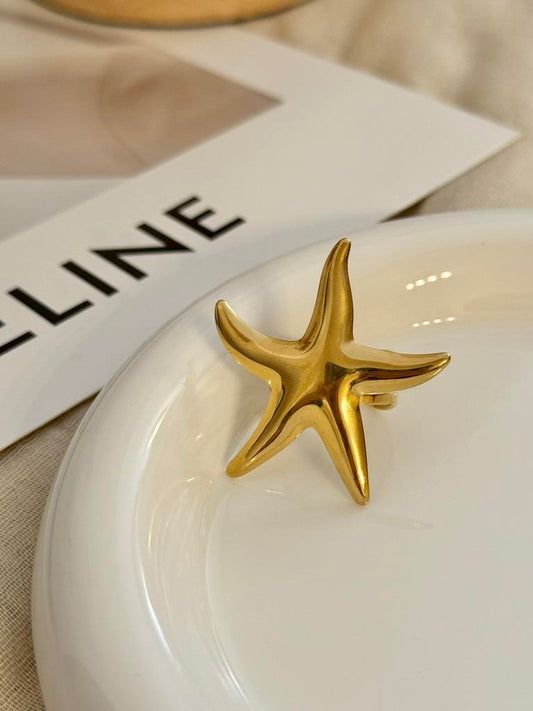 Anillo Estrella de mar Ajustable