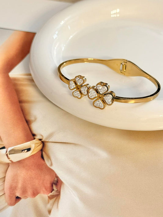 Pulsera Rígida Tréboles