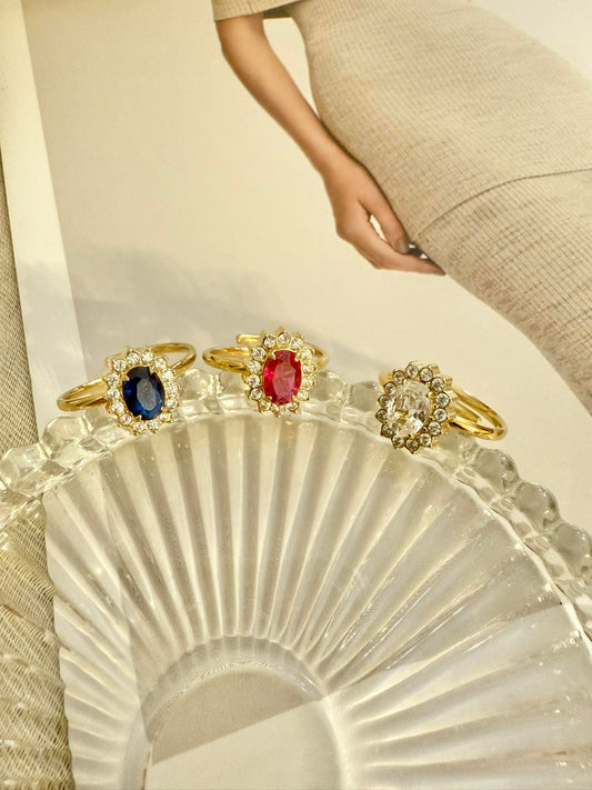 Anillo royal  ajustable（3 colores）