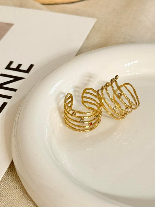 Anillo muti brillos Ajustable