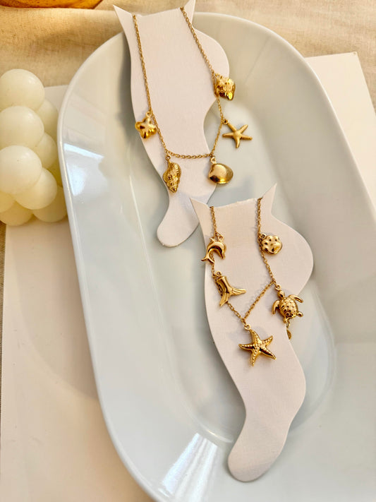 Tobillera Marina Charm (2 tipos）